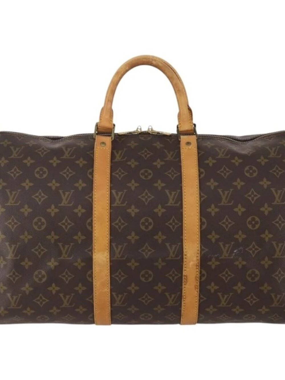 LOUIS VUITTON Monogram Keepall 50 Boston Bag M41426 LV - Picture 2 of 15
